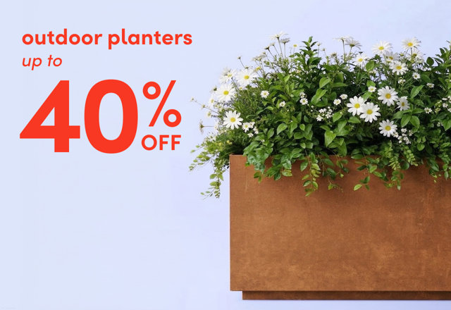outdoor planter sale